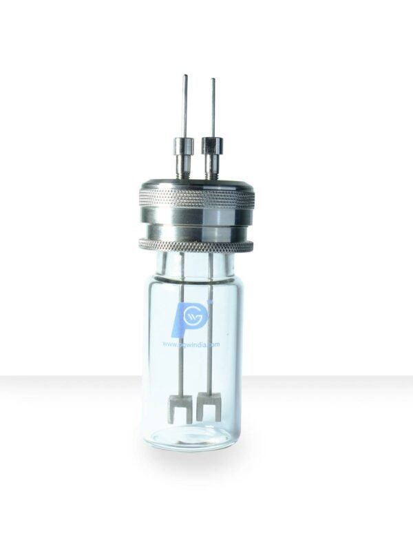 Electrochem Cell with Metal Cap with Probes