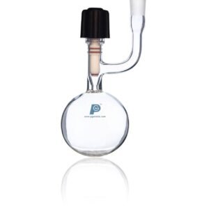 Schlenk Flask with High Vacuum Valve and Socket Joint