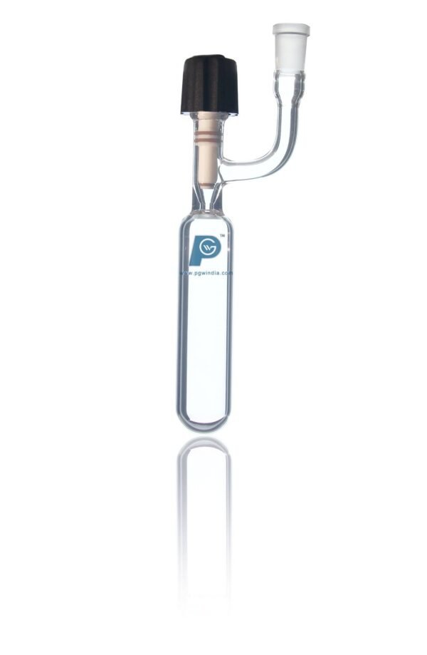 Schlenk Tube  with High Vacuum Valve and Socket Joint