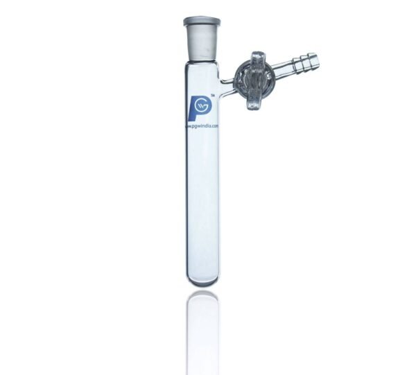 Schlenk Tube with Socket Joint and Glass Stocpcock